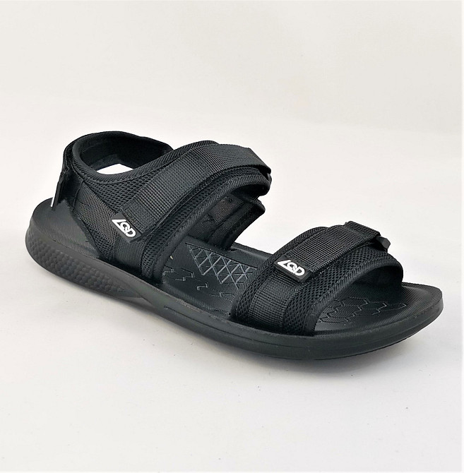 Чоловічі Сандалії Чорні Босоніжки на липучці (розміри: 40,41) - 26 Дніпро - фото 7