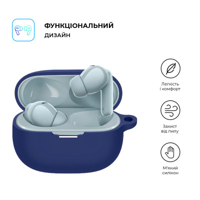 Чехол для наушников Armorstandart Hang Case для Xiaomi Redmi Buds 5 Pro Midnight Blue (ARM75478) Винница - изображение 2