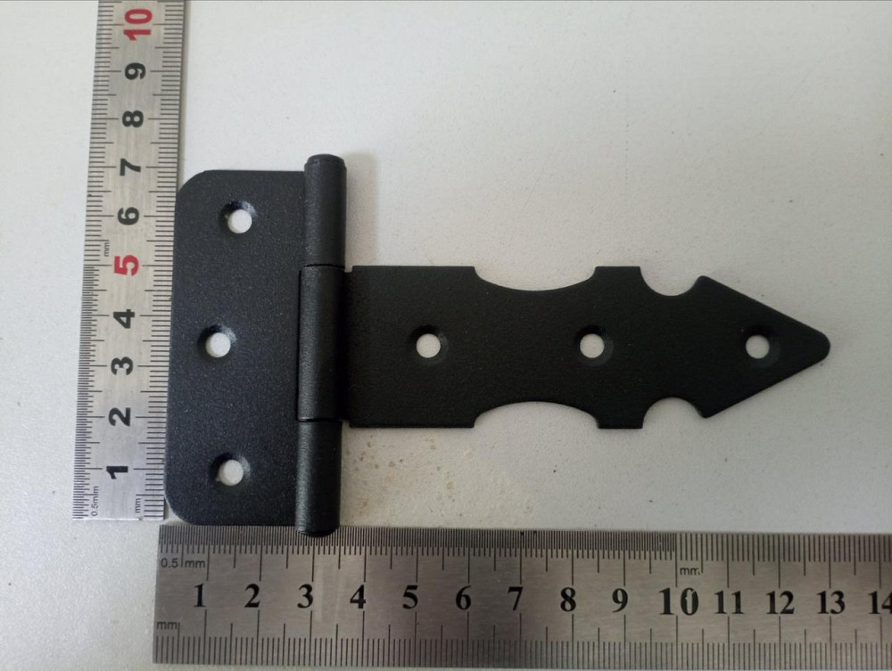 Завіса альтанкова оздоблена покрита чорною порошковою фарбою 100мм "P-o" Киев - изображение 3