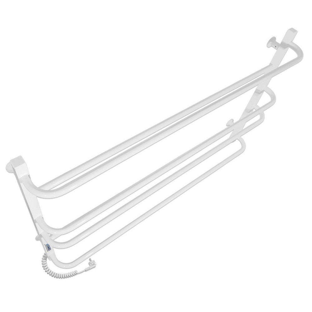 Электрический полотенцесушитель Laris Зебра Практик ЧК6 1000Х600 Э белый Киев - изображение 3