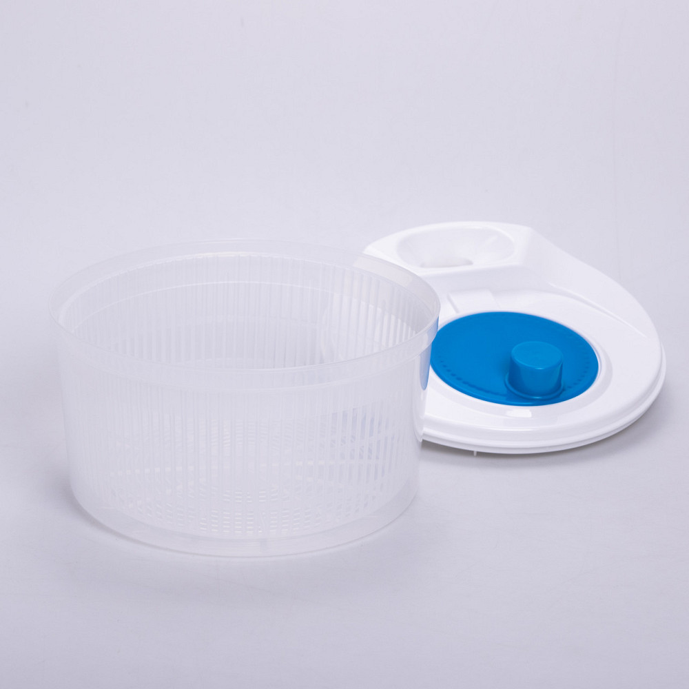 Сушарка для зелені та листя салату 22×21×16 (см) ручна мийка сушарка для зелені, овочів та ягід Синій HP-45-17BL Коломыя - изображение 2