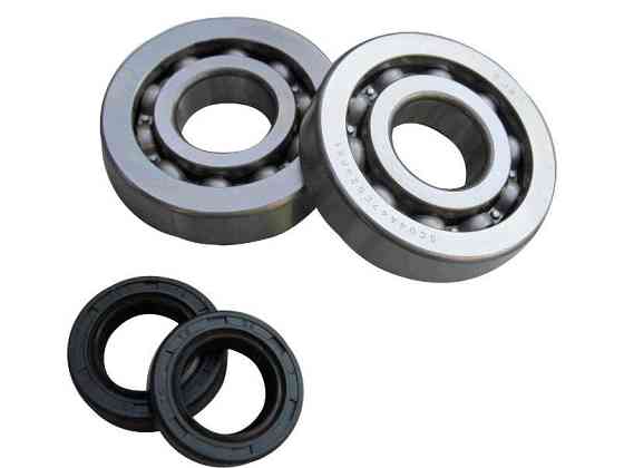 Подшипники   коленвала (пара) Пиаджо   (+сальники) Мукачево