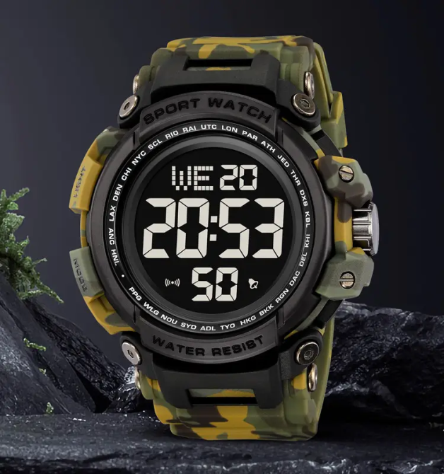 Часы мужские наручные спортивные Skmei 2422 (Камуфляж) Винница - изображение 5