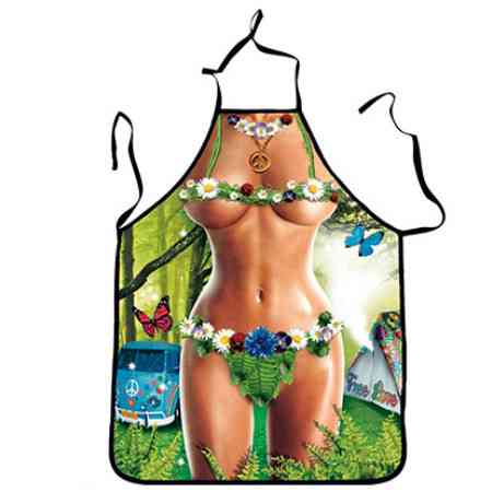 Фартух з приколом для жінок Єва 73 на 57 см різнобарвний Київ