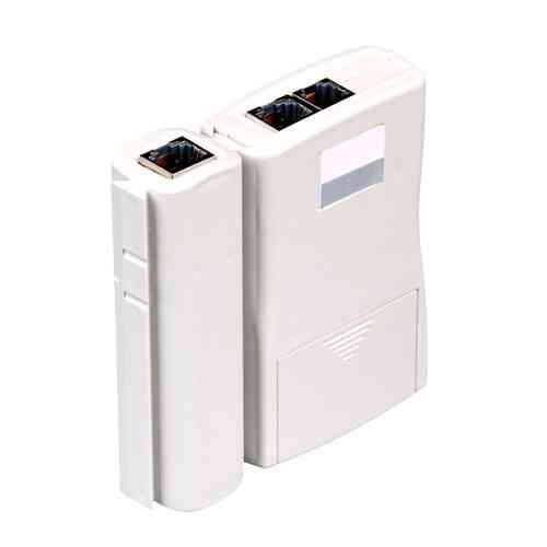 Тестер телефонного и сетевого кабеля RJ45 RJ11, прибор для диагностики зеленый Киев