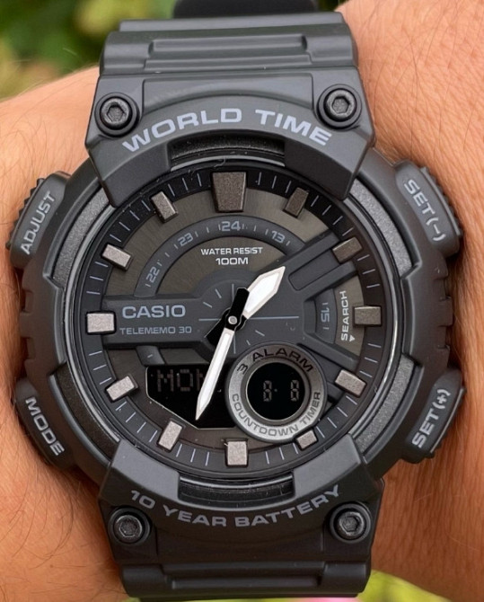 Годинник Casio AEQ-110W-1B новий оригінальний в заводській упаковці Київ - фото 6