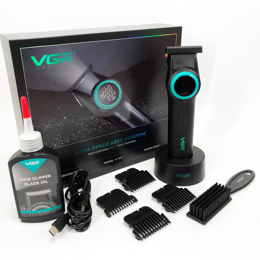 Машинка для стрижки окантовки VGR, Машинка для стрижки на акумуляторі акумуляторна MC-94 Івано-Франківськ - фото 8