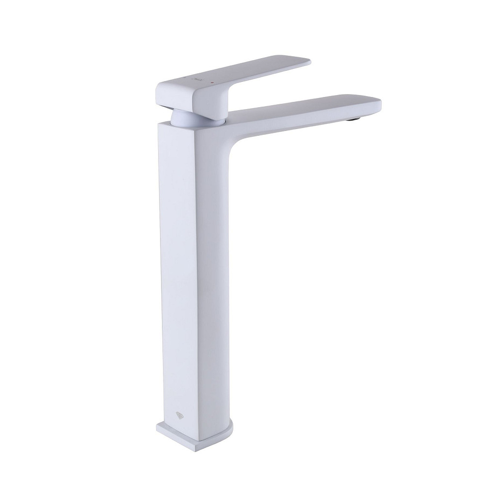 Змішувач для умивальника TOPAZ ODISS TO 18203-H52-WW високий, Білий Мат.,шланги TAQ-M1055,D25 Тернопіль - фото 4