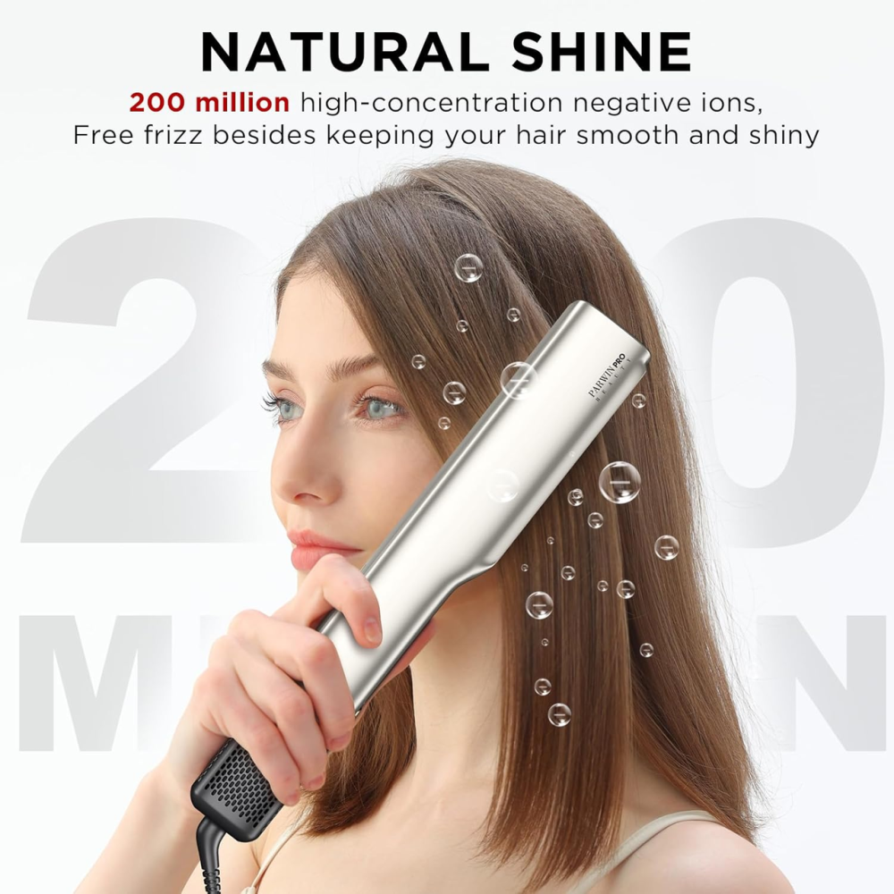 Выпрямитель для волос PARWIN PRO BEAUTY, ионный выпрямитель и стайлер для влажных и сухих волос, профессиональный воздушный Киев - изображение 7