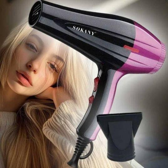 Фен для волосся Sokany SK-14014 950 Вт з 2 швидкостями, 2 температурними режимами та петлею для підвішування Одеса - фото 4