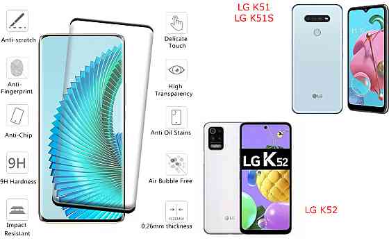 Захисне скло HyperGlass Pro для LG K51, LG K51S, LG K52 – максимальна чутливість та захист Київ
