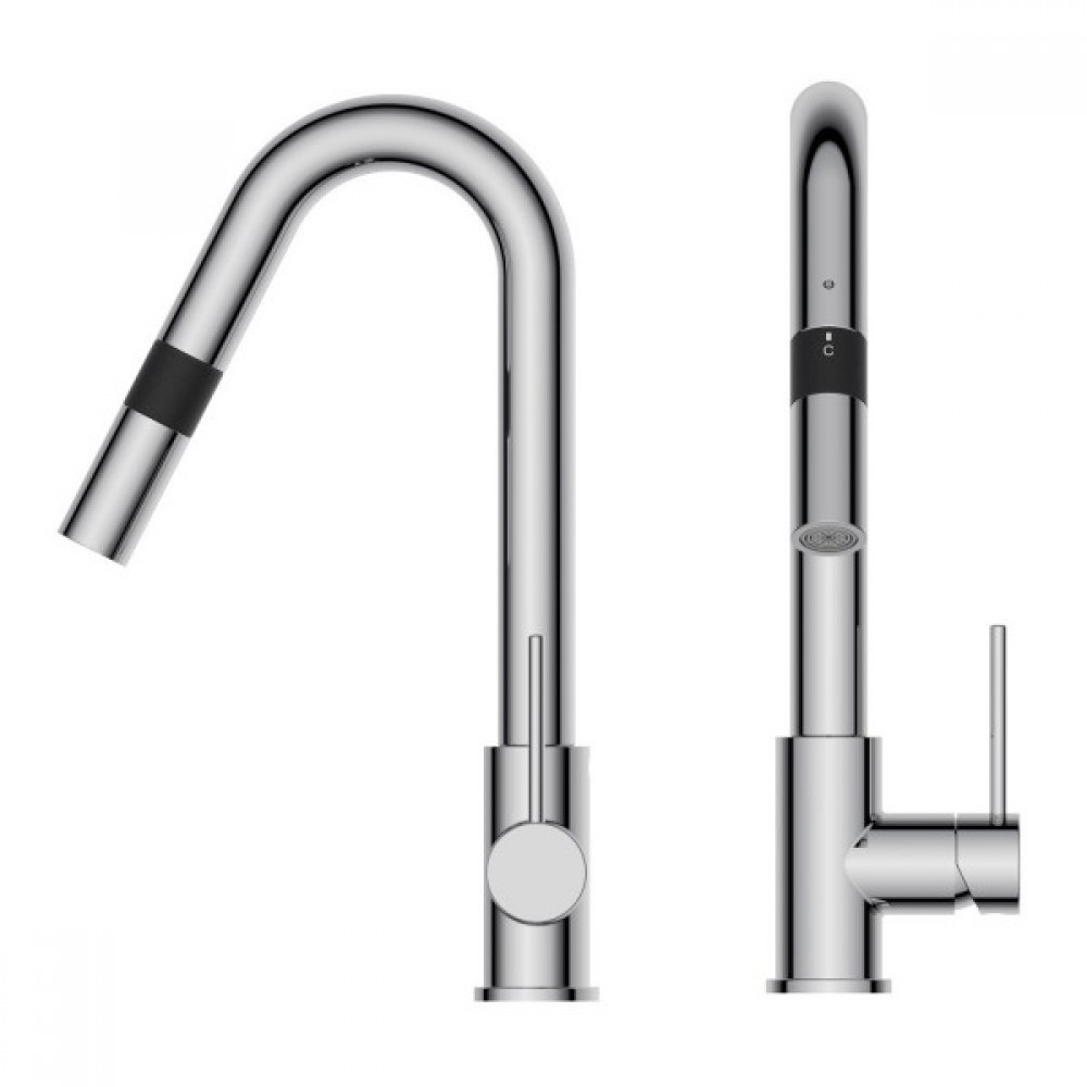 Змішувач для кухні з дозатором IMPRESE SMART bio хром ZMK051901151 Київ - фото 2