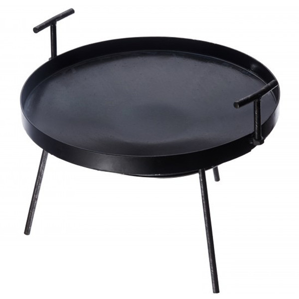 Сковорода з диска борони для багаття 40 см з кришкою та чохлом для пікніка, диск для смаження Київ - фото 3