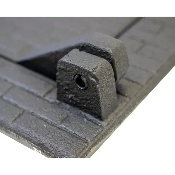 Дверца чугунная топочная каминная 