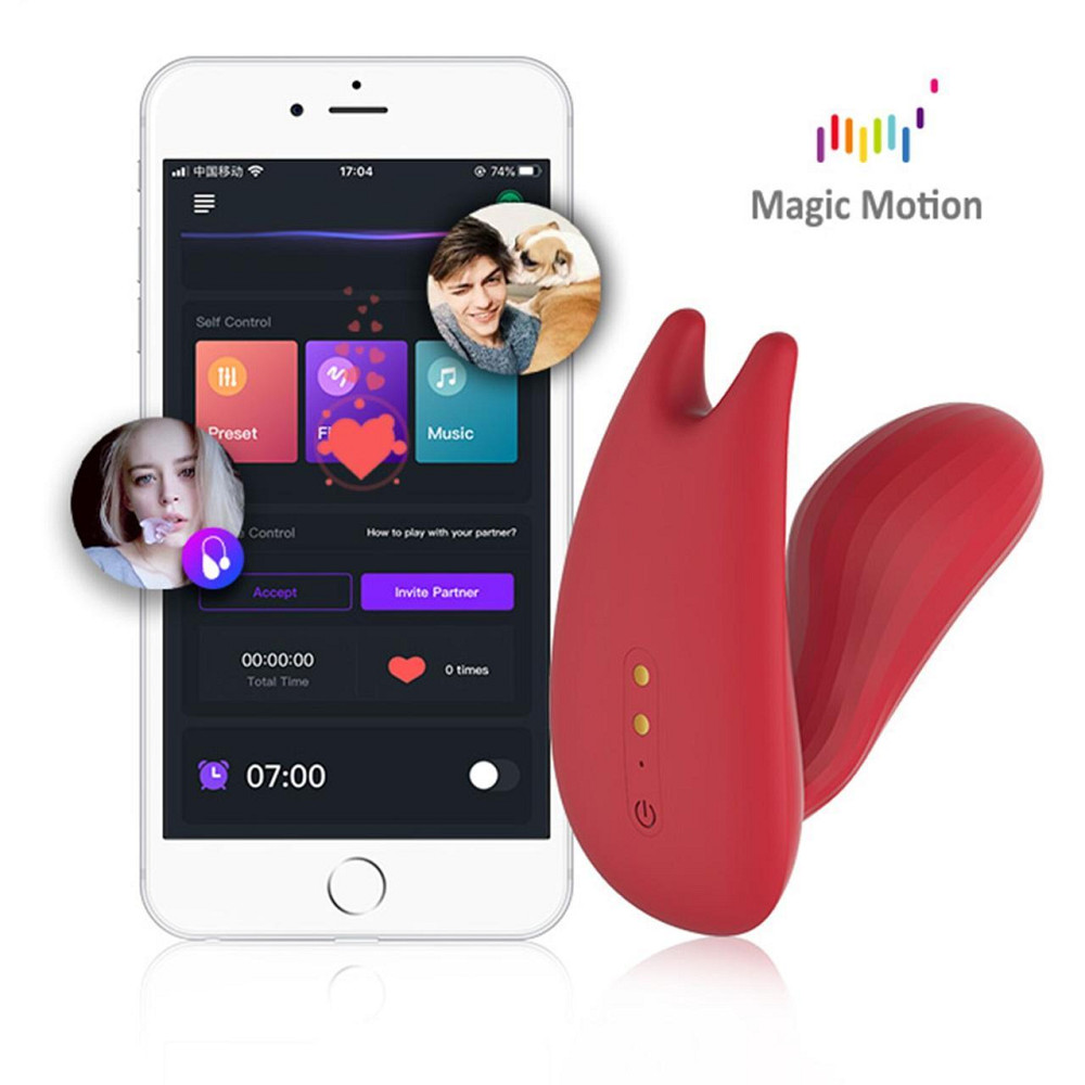 Смартвібратор Magic Motion Umi Red Sex Aura Київ - фото 8