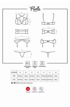 Комплект Obsessive Frivolla L/XL Sex Aura Київ