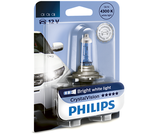 Галогенова лампа PHILIPS 12336CVB1 H3 55 W 12 V PK22s Crystal Vision Харків