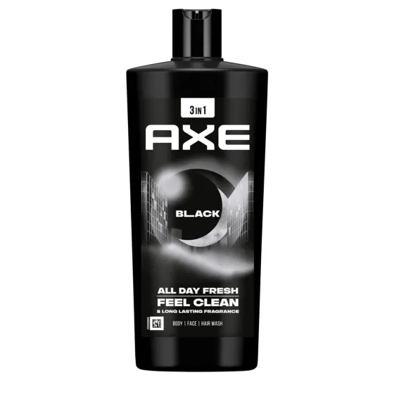 Axe гель для душа и шампунь блек 700 мл Киев