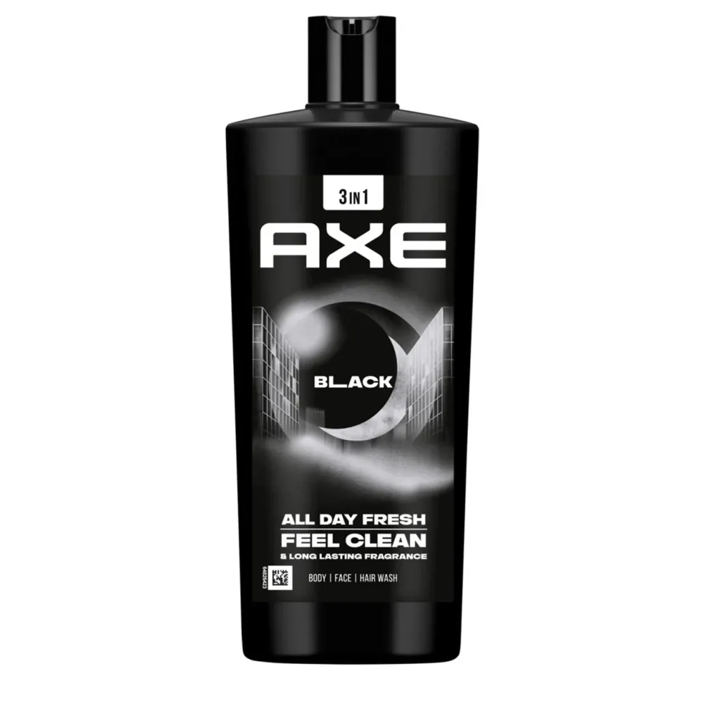 Axe гель для душа и шампунь блек 700 мл Киев - изображение 1