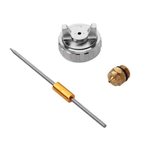 Комплект форсунки 1,8 мм для фарбопультів HP PT-0204, PT-0205, PT-0210, PT-0211 (форсунка, повітряна головка, голка) INTERTOOL Київ