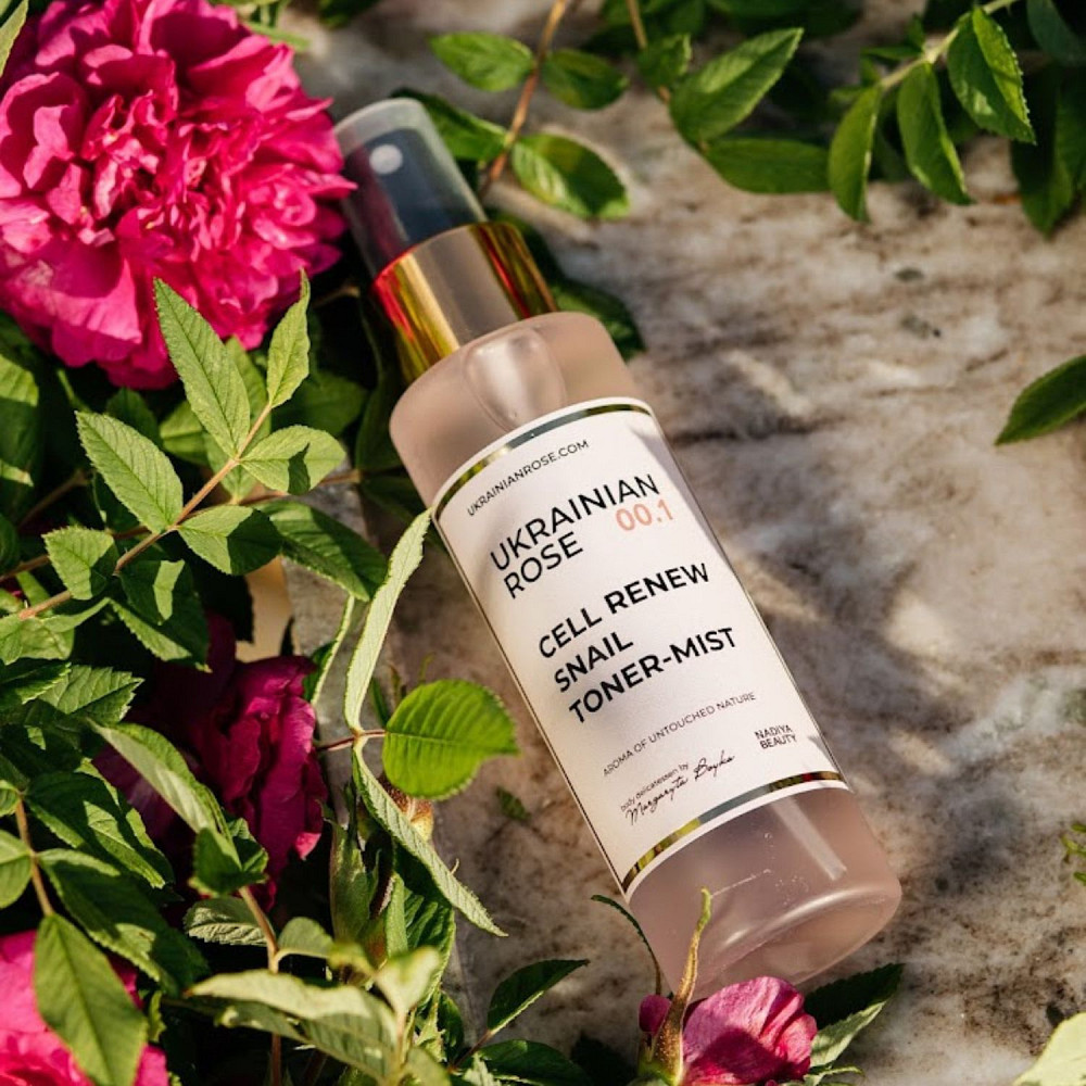 Тонер-мист для лица с 4-D гиалуроновой кислотой Ukrainian Rose 100 мл Киев - изображение 2
