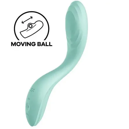 Вібратор із перлинною стимуляцією точки G Satisfyer Rrrolling Pleasure Mint Львів