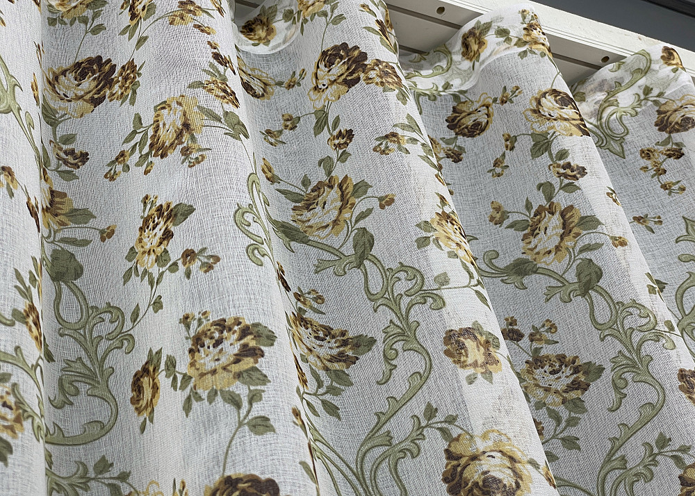 Тюль VR-Textil 917т Flora Батист Разноцветный 400х270 см (42-0818) Киев - изображение 8