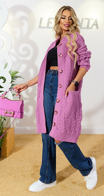 Кардиган дрібні коси (50-52) Київ - фото 5