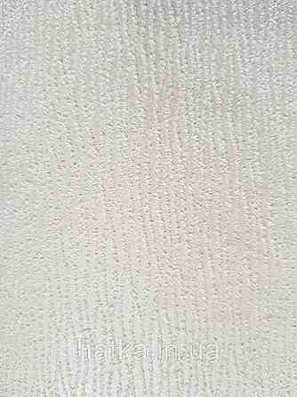 Шпалери вінілові на флізелін Marburg Dune 32513 однотонні білі молочні тонкі структурні хвилясті смуги Київ