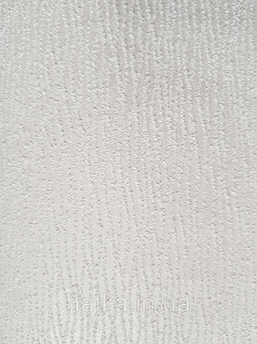 Шпалери вінілові на флізелін Marburg Dune 32513 однотонні білі молочні тонкі структурні хвилясті смуги Київ - фото 2