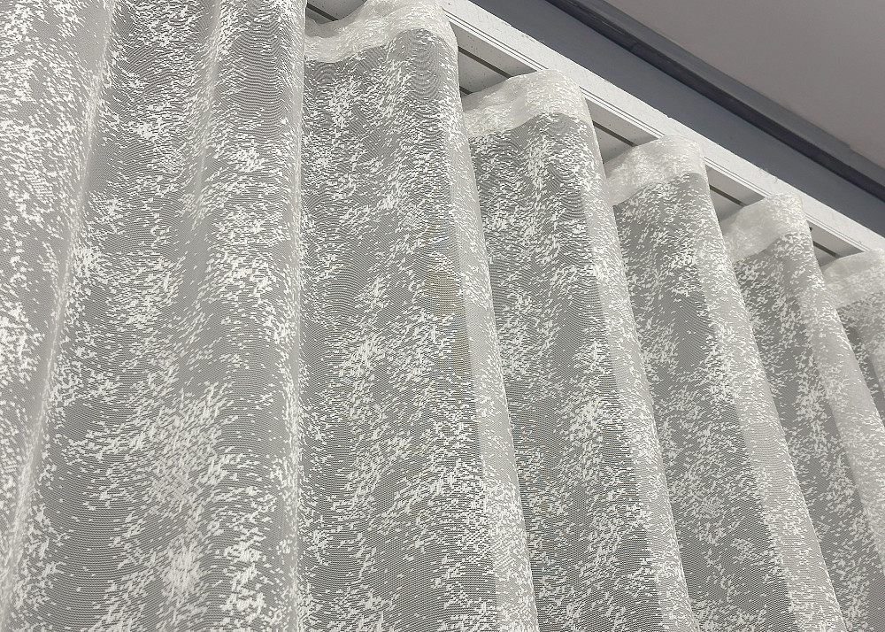 Тюль жакард мармур, колекція "Cale" колір кремовий 1553т Київ - фото 5
