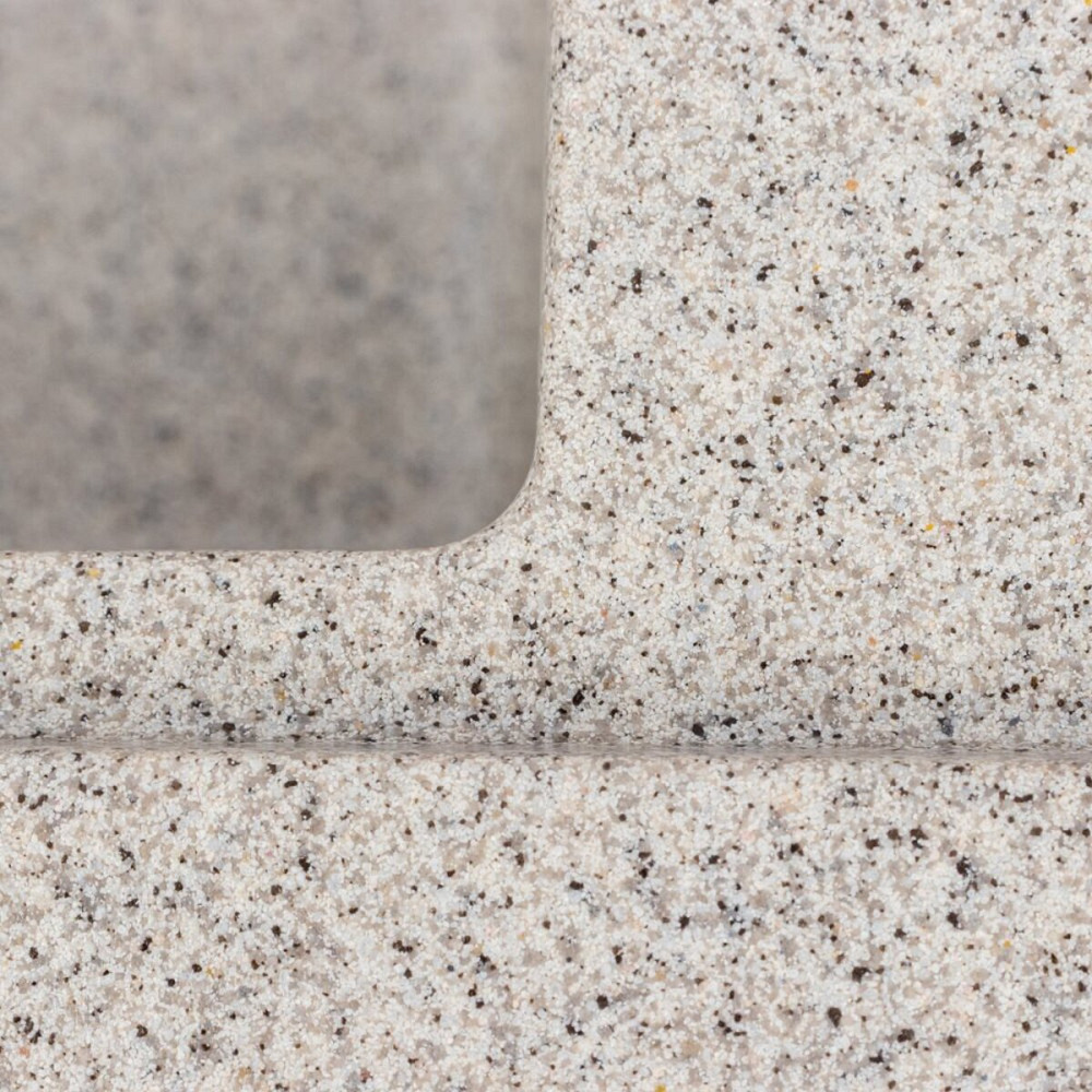 VALESO Гранітна мийка VALESO GALANS 7850 матова Сіра Коломия - фото 16