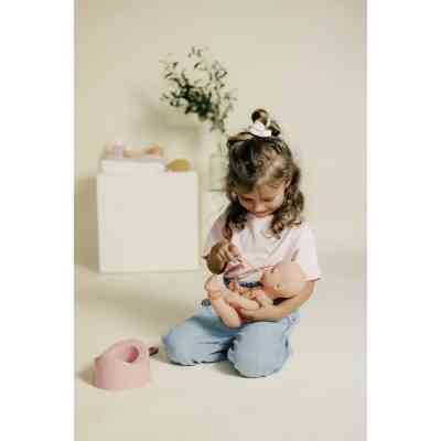 Игровой набор Smoby Ванна для пупса Беби Ньорс. Терракотовая пудра с аксессуарами, 42 см (7600220383) Винница