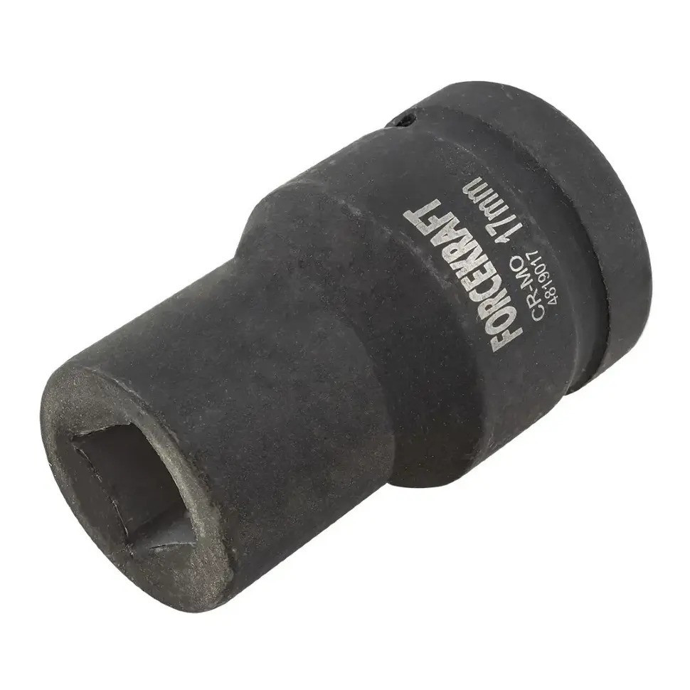 Головка ударна для футорки 1" 4-гранна 17 мм FORCEKRAFT FK-4819017 Одеса - фото 2