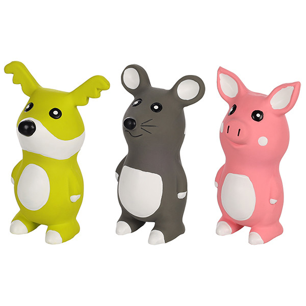 Flamingo Bocca Dog Mouse Pig ФЛАМІНГО БОККА СОБАКА СВИНЯ МИША латексна іграшка з пищалкою для собак Київ - фото 1