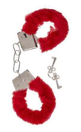 Наручники Plush Handcuffs With Keys Red Sex Aura Київ