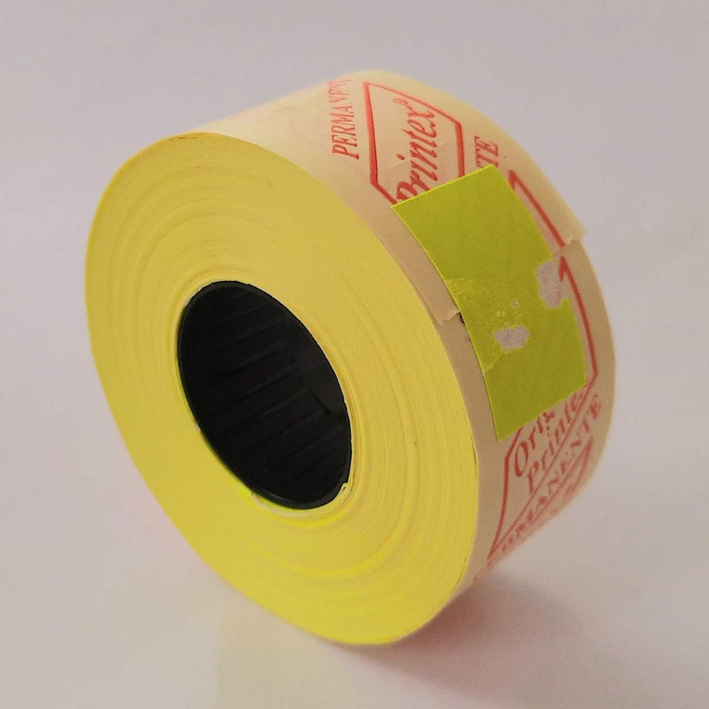 Этикетка (Ценники) под пистолет 26х16 мм, светло-желтый, 1000 шт Павлоград - изображение 2