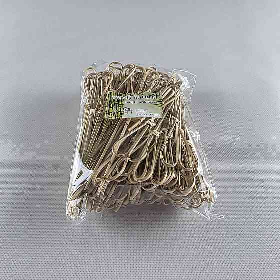 Шпажки бамбуковые деревянные Сердце 15 см 100 шт, пики с сердечками для канапе и фуршета (1 пачка) Харьков