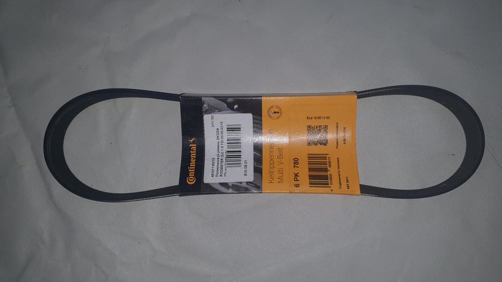 Ремінь полікліновий 6РК780. Continental. Німеччина. Харків - фото 1