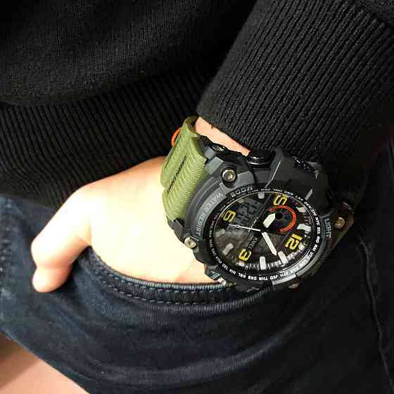 Тактичні годинники для ЗСУ SKMEI, Стильні армійські годинники Багатофункціональні військові NS-44 Івано-Франківськ