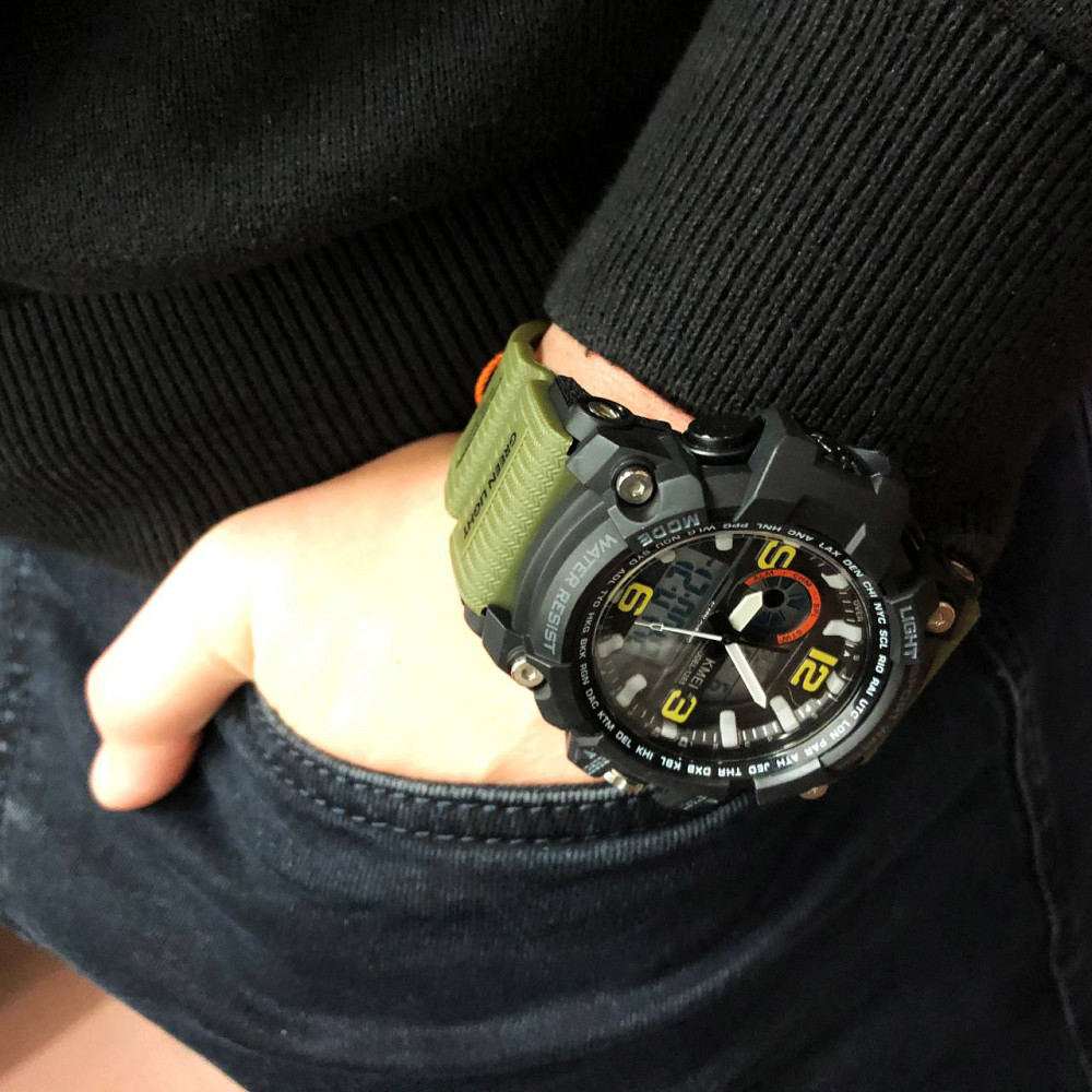 Тактичні годинники для ЗСУ SKMEI, Стильні армійські годинники Багатофункціональні військові NS-44 Івано-Франківськ - фото 2