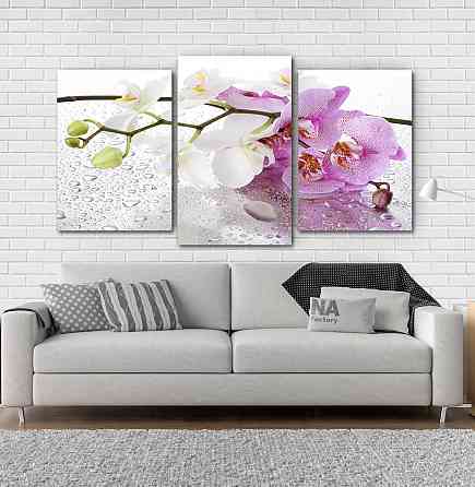 Модульна картина Квіти Орхідеї Art-15_3 Київ