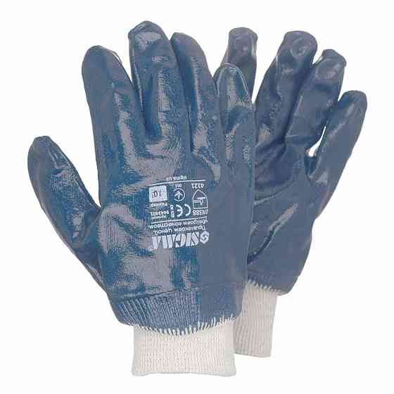 Трикотажные перчатки с нитриловым покрытием SIGMA (9443401) Ровно