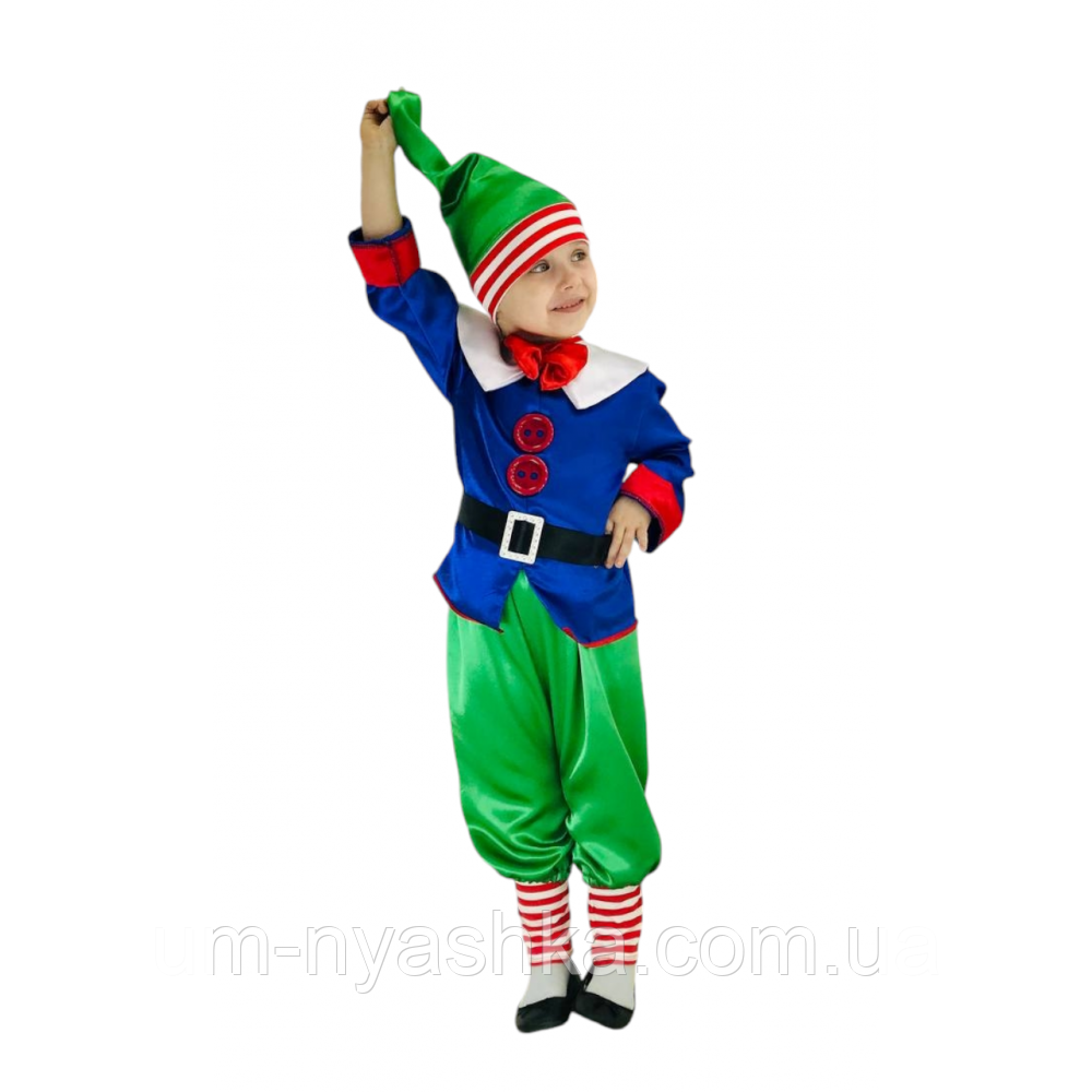 Детский новогодний костюм Лесного гнома Эльфа Кривой Рог - изображение 3