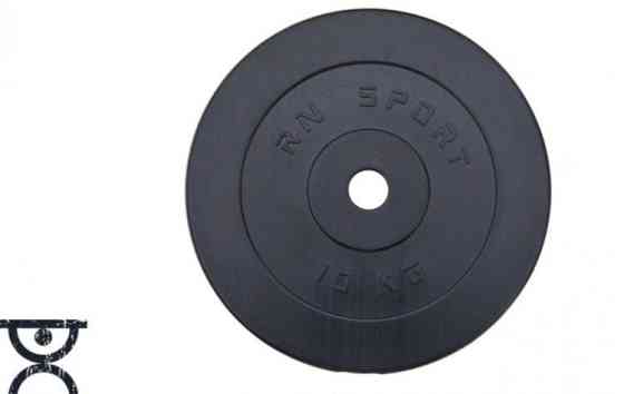 Штанга набірна на 42 кг з гантелями по 10 кг Гантелі, гирі, штанги та диски ударостійкий пластик Київ