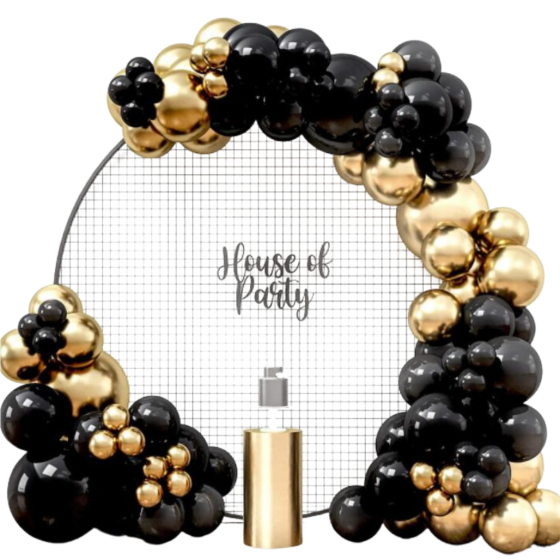 Набір повітряних куль «Чорне золото», прикраса для весілля, дня народження, вечірки Кам'янець-Подільський
