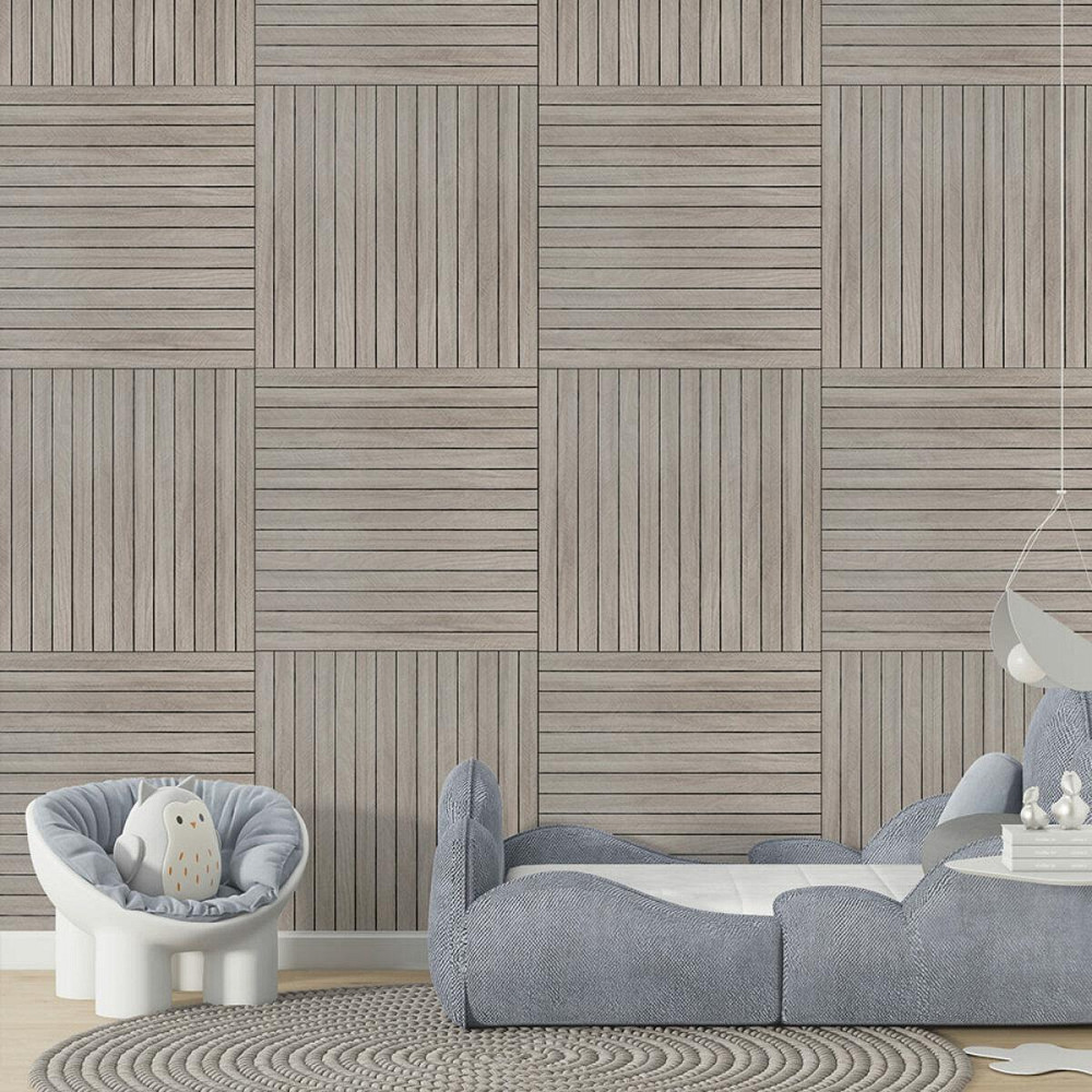 Покрытие виниловое самоклеющееся 3D рейки 600х600х2,8мм SW-00003244 Днепр - изображение 6