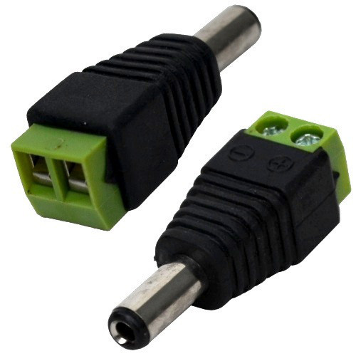 Штекер питания 2,5\5,5мм, с клеммной колодкой (под винт) Полтава - изображение 1