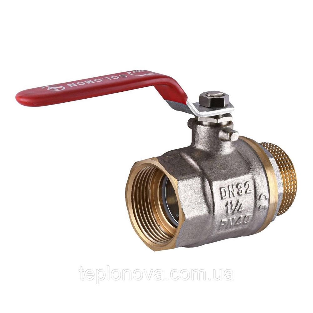 Кран кульовий прямий SOLOMON 1 1/4" НВ КР PN40 В1002FM Чернівці - фото 2