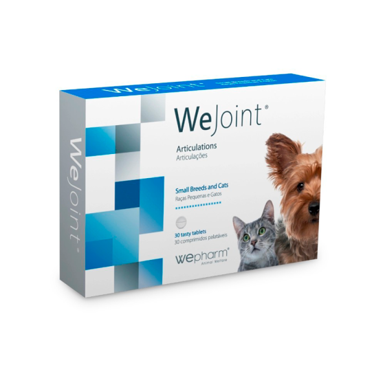 Кормова добавка Wepharm WeJoint Small Dogs and Cats ВіФарм ВіДжоінт таблетки для підтримки суглобів собак і кішок, 30 таблеток Вінниця